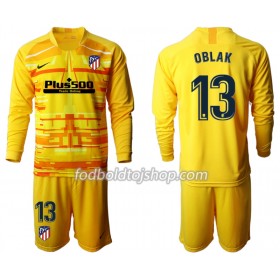 Atlético Madrid Målmands Fodboldsæt OBLAK 13 Børn II 2019-20 L/S (+ Korte bukser)